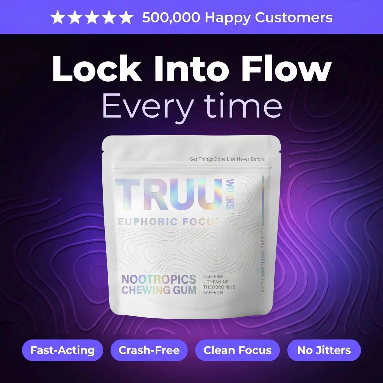 TRUU™ Nootropics Chewing Gum