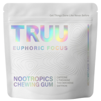 TRUU Nootropics Chewing Gum pouch — front
