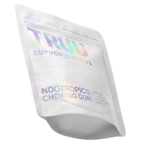 TRUU Nootropics Chewing Gum pouch — low angle