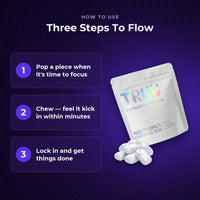 How to use TRUU — three steps to flow