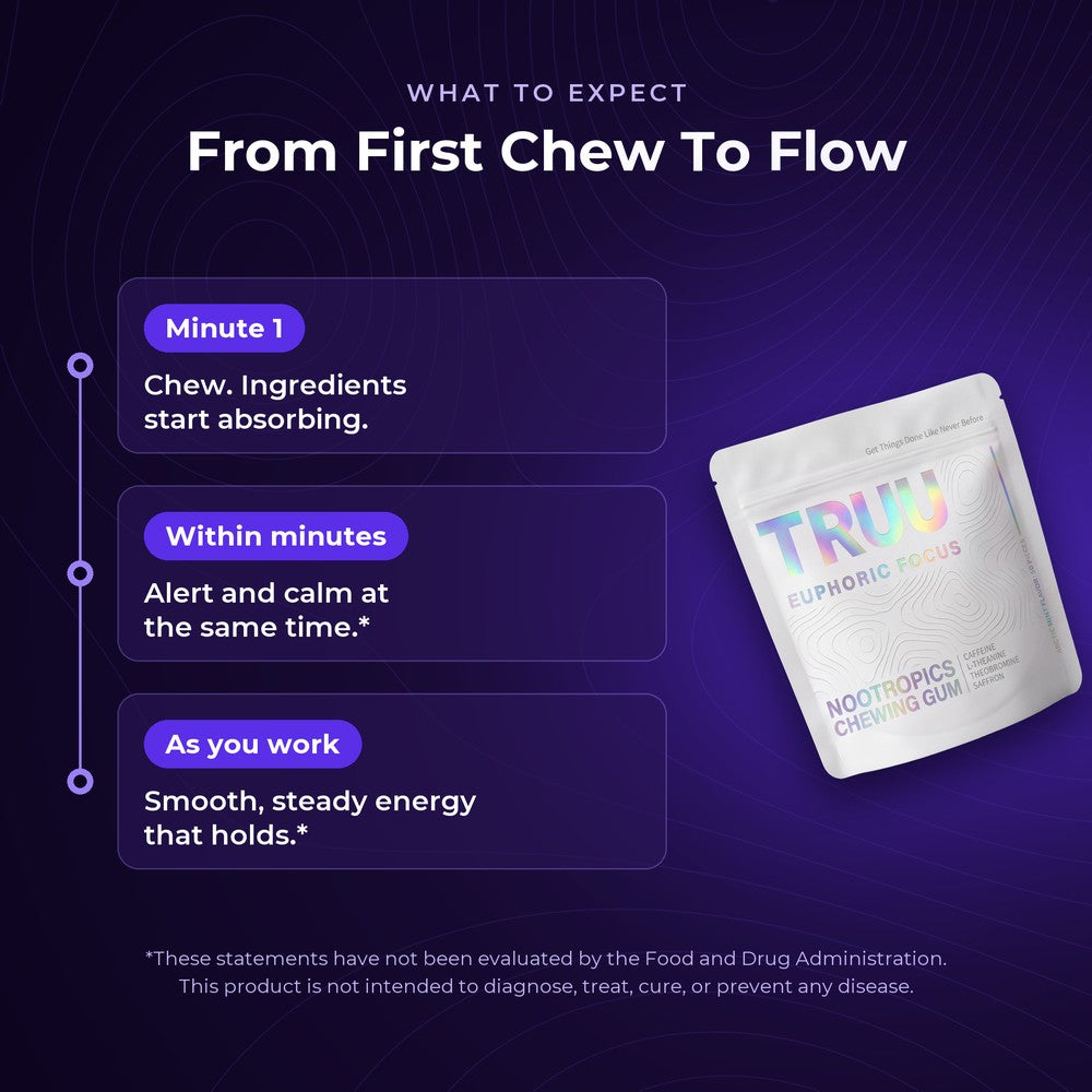 What to expect — from first chew to flow